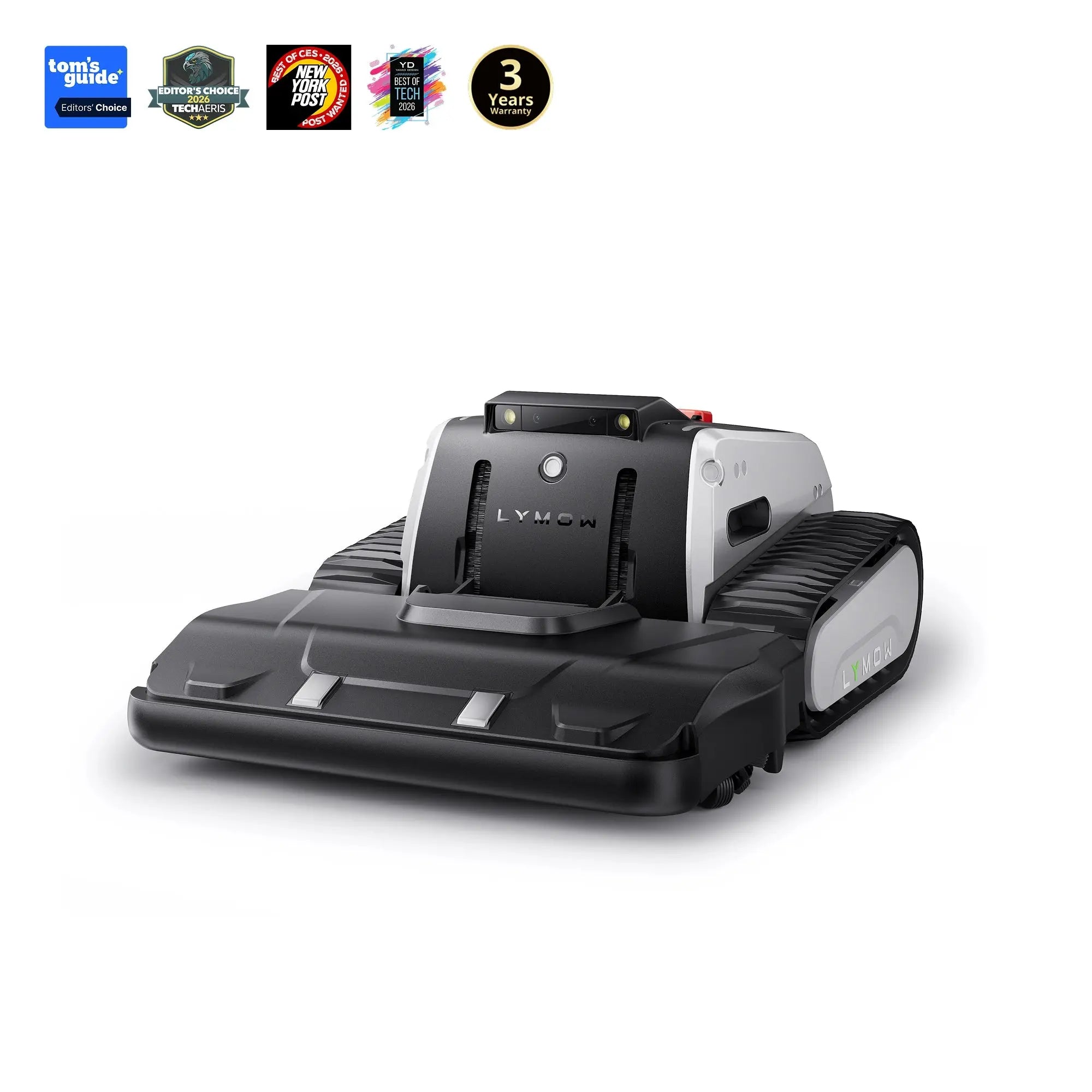 Lymow One Plus tracked robotic lawn mower