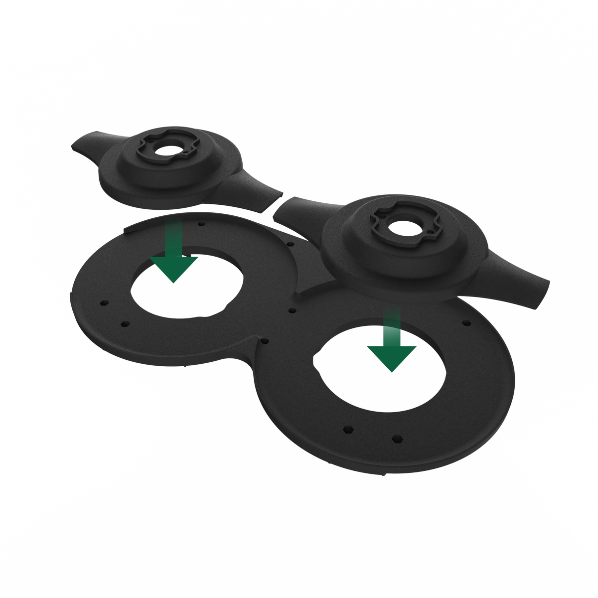 Lymow One Plus Enhanced Grass Discharge Kit, Scraper Blades